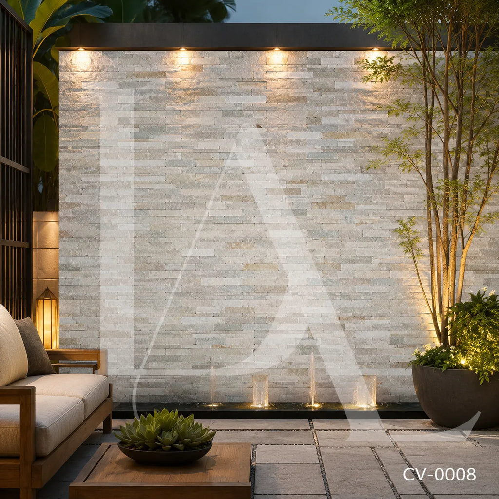 Natural Multi-Color Quartzite Stacked Stone Wall Panels