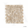 Tumbled Beige Travertine Mosaic Tiles for Timeless Mediterranean Interiors
