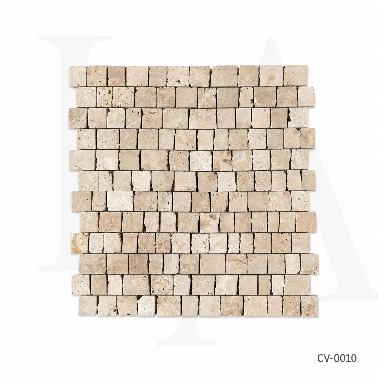 Tumbled Beige Travertine Mosaic Tiles for Timeless Mediterranean Interiors