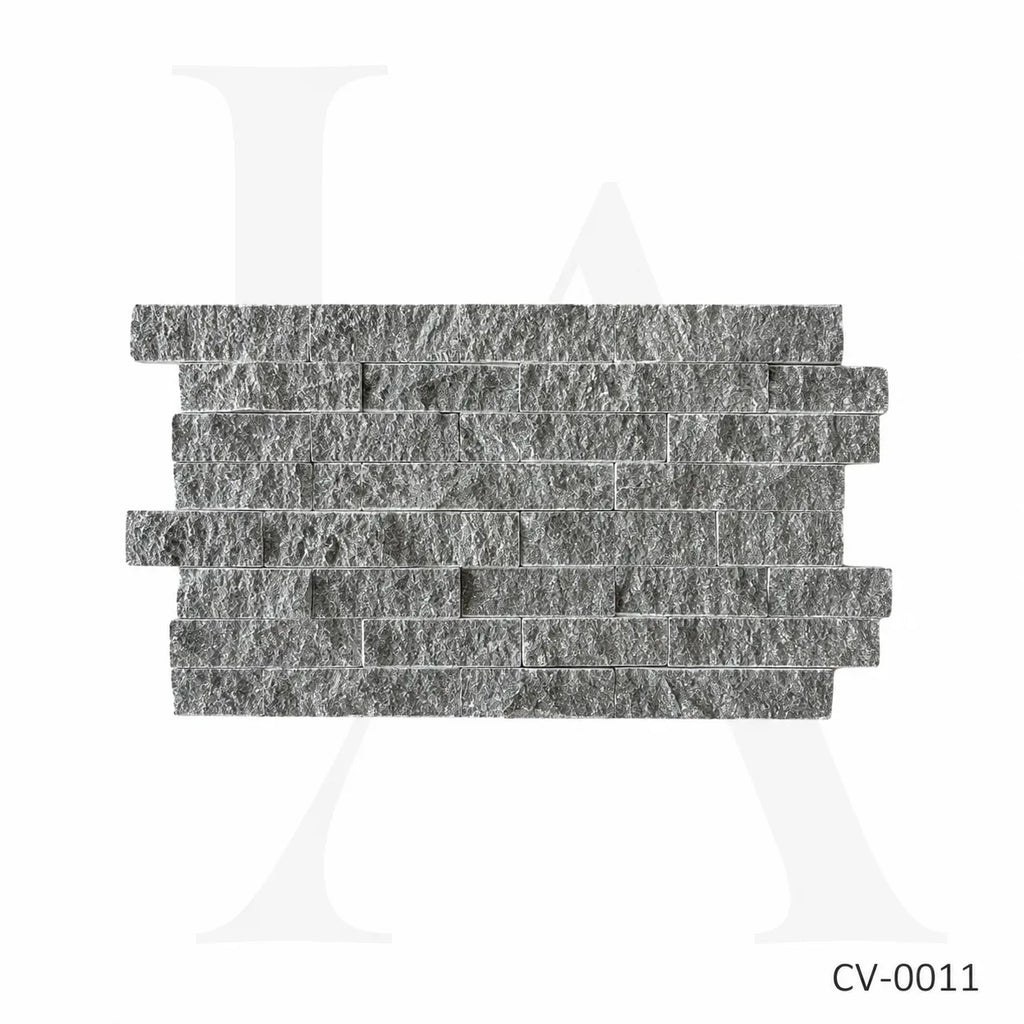 Natural Grey Granite Split Face Ledger Panels for Contemporary Wall Cladding