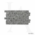 Natural Grey Granite Split Face Ledger Panels for Contemporary Wall Cladding