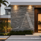 Natural Grey Granite Split Face Ledger Panels for Contemporary Wall Cladding