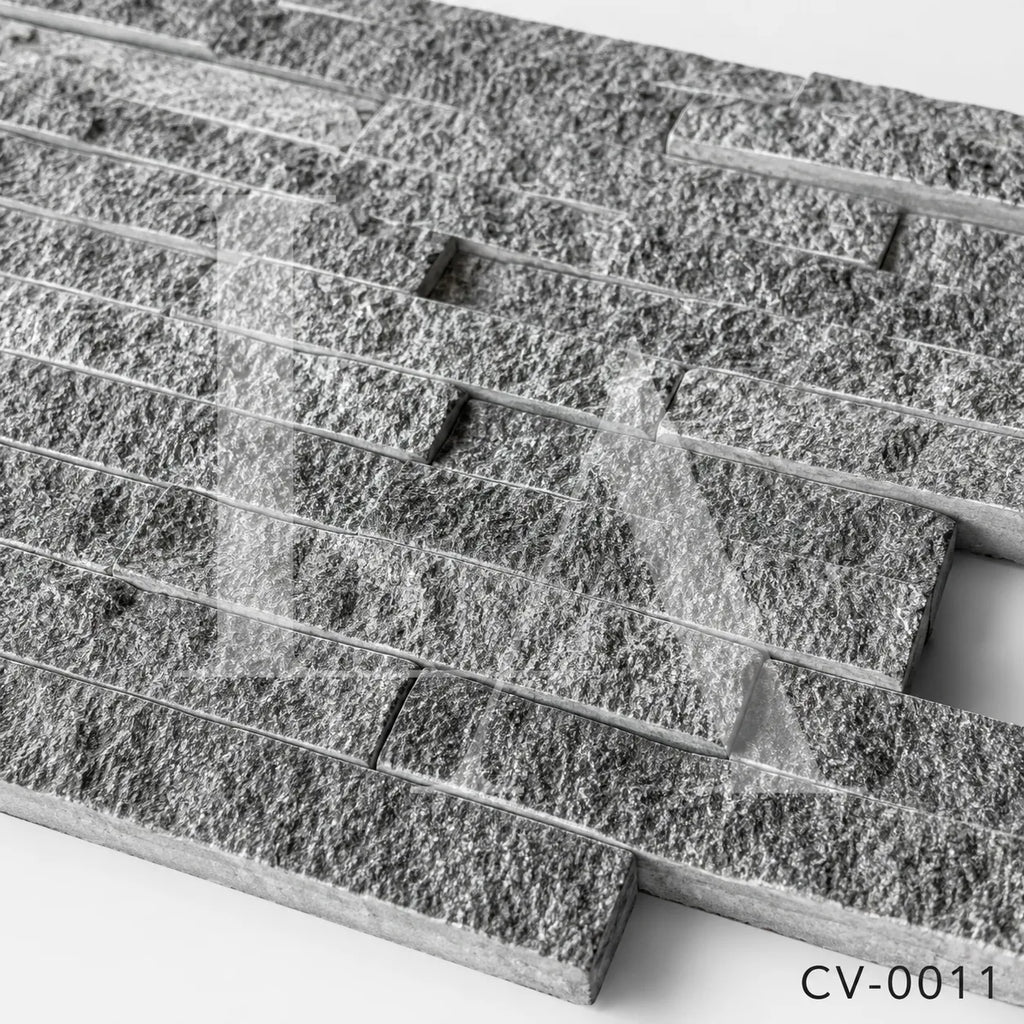 Natural Grey Granite Split Face Ledger Panels for Contemporary Wall Cladding