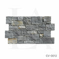 Natural Grey Quartzite Ashlar Stone Panels for Luxury Wall Cladding