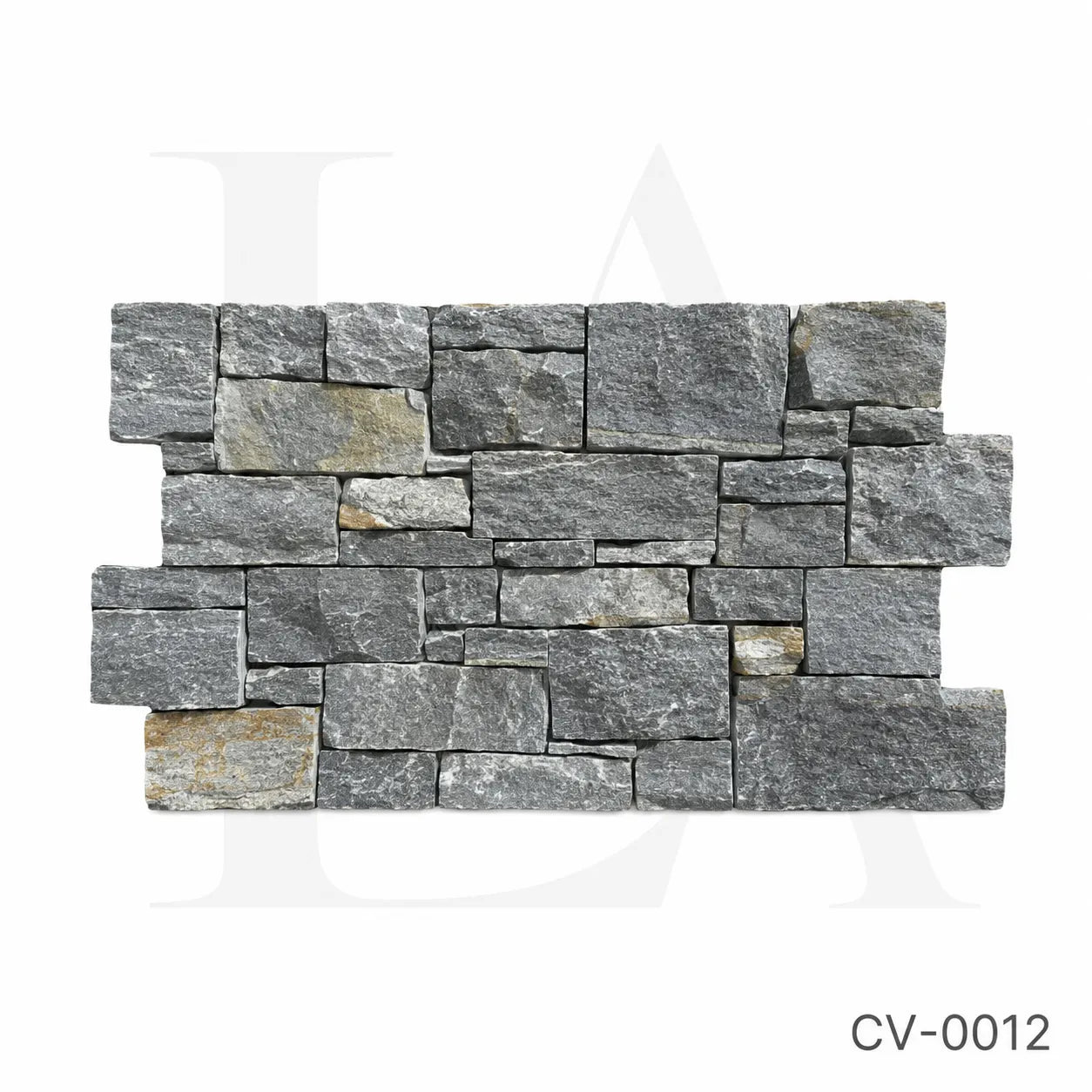 Natural Grey Quartzite Ashlar Stone Panels for Luxury Wall Cladding