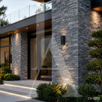 Natural Grey Quartzite Ashlar Stone Panels for Luxury Wall Cladding