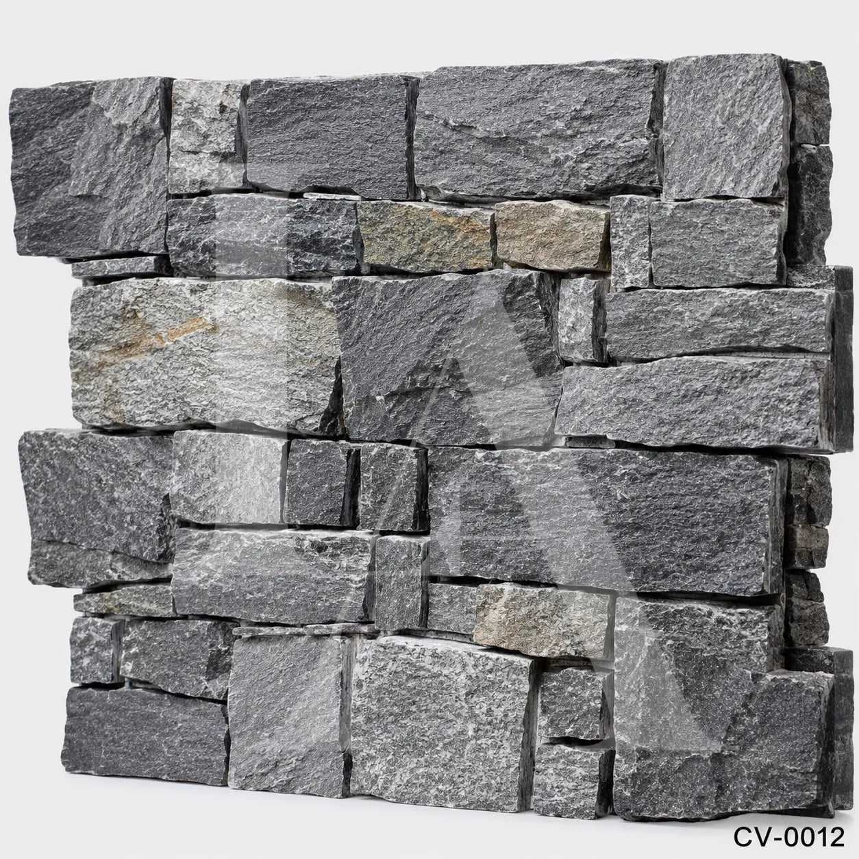 Natural Grey Quartzite Ashlar Stone Panels for Luxury Wall Cladding