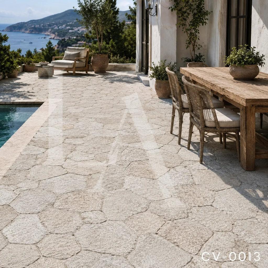 Natural Grey Granite Irregular Stepping Stones for Luxury Garden Pathways