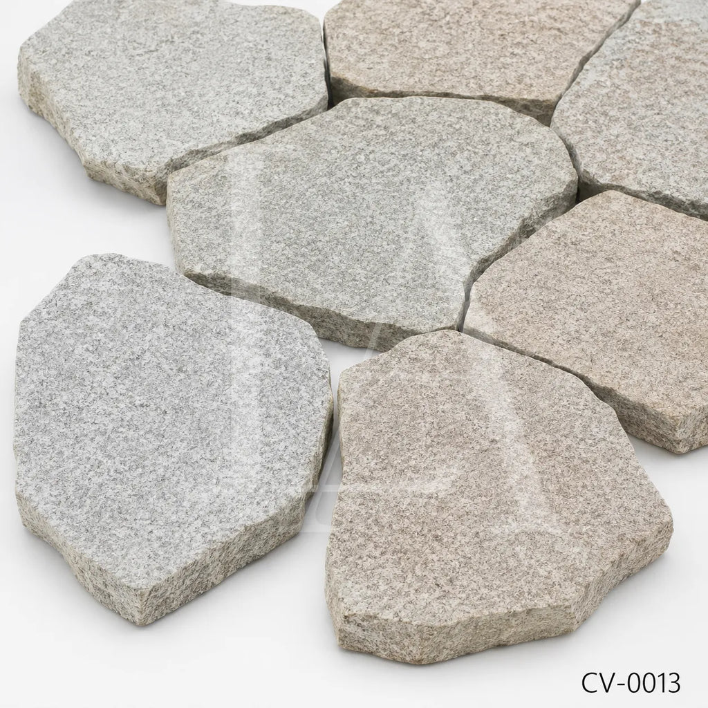 Natural Grey Granite Irregular Stepping Stones for Luxury Garden Pathways