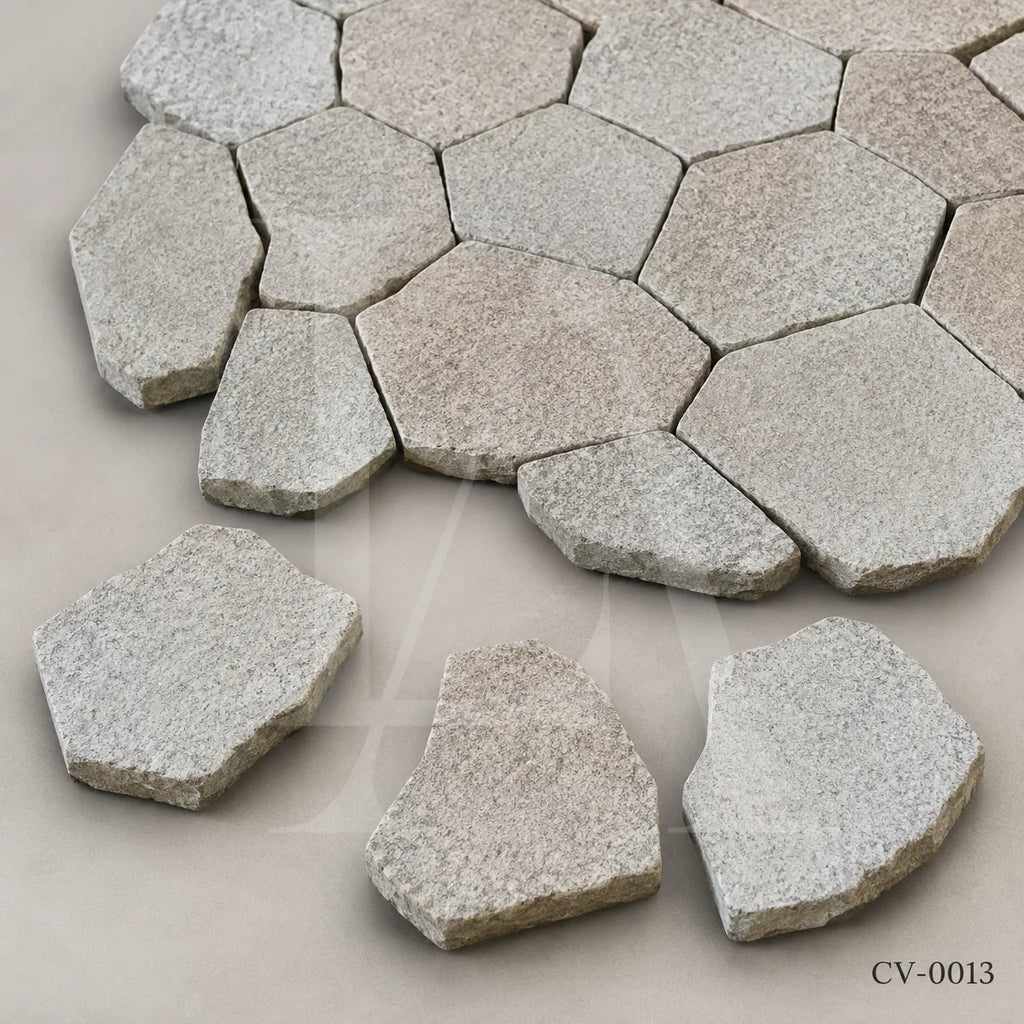 Natural Grey Granite Irregular Stepping Stones for Luxury Garden Pathways