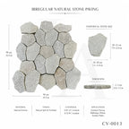 Natural Grey Granite Irregular Stepping Stones for Luxury Garden Pathways