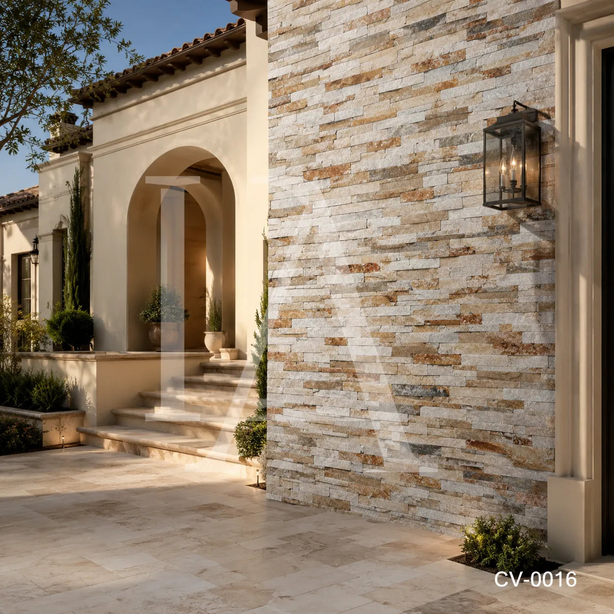 Rusty Quartzite Ledger Stone Panels for Feature Walls & Exterior Cladding