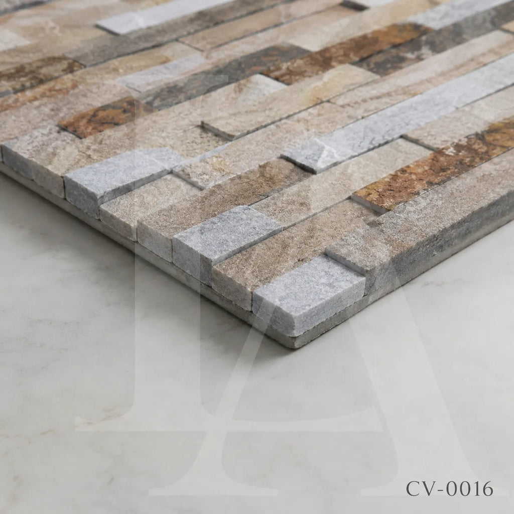 Rusty Quartzite Ledger Stone Panels for Feature Walls & Exterior Cladding