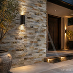 Rusty Quartzite Ledger Stone Panels for Feature Walls & Exterior Cladding