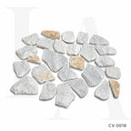 White Quartzite Crazy Paving Stone for Patios, Pathways & Pool Decks