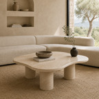 Organic Travertine Coffee Table