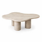 Organic Travertine Coffee Table