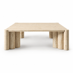 Square Travertine Coffee Table