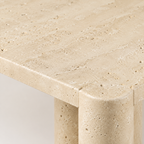 Square Travertine Coffee Table