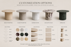 Atelier Oval Stone Dining Table