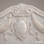 Luxury White Marble Lion Garden Bench | Hand-Carved Classical Outdoor Stone Bench