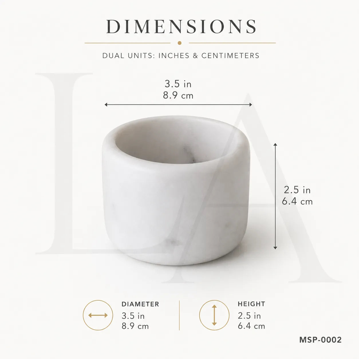 White Marble Condiment Bowl | Minimalist Natural Stone Kitchen Accent
