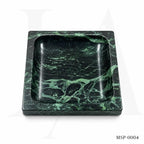 Verde Marble Ashtray | Luxury Natural Stone Desk Accessory