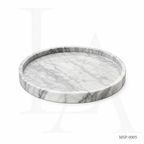 Natural Marble Tray | Luxury Stone Serving Tray for Modern Interiors