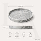Natural Marble Tray | Luxury Stone Serving Tray for Modern Interiors
