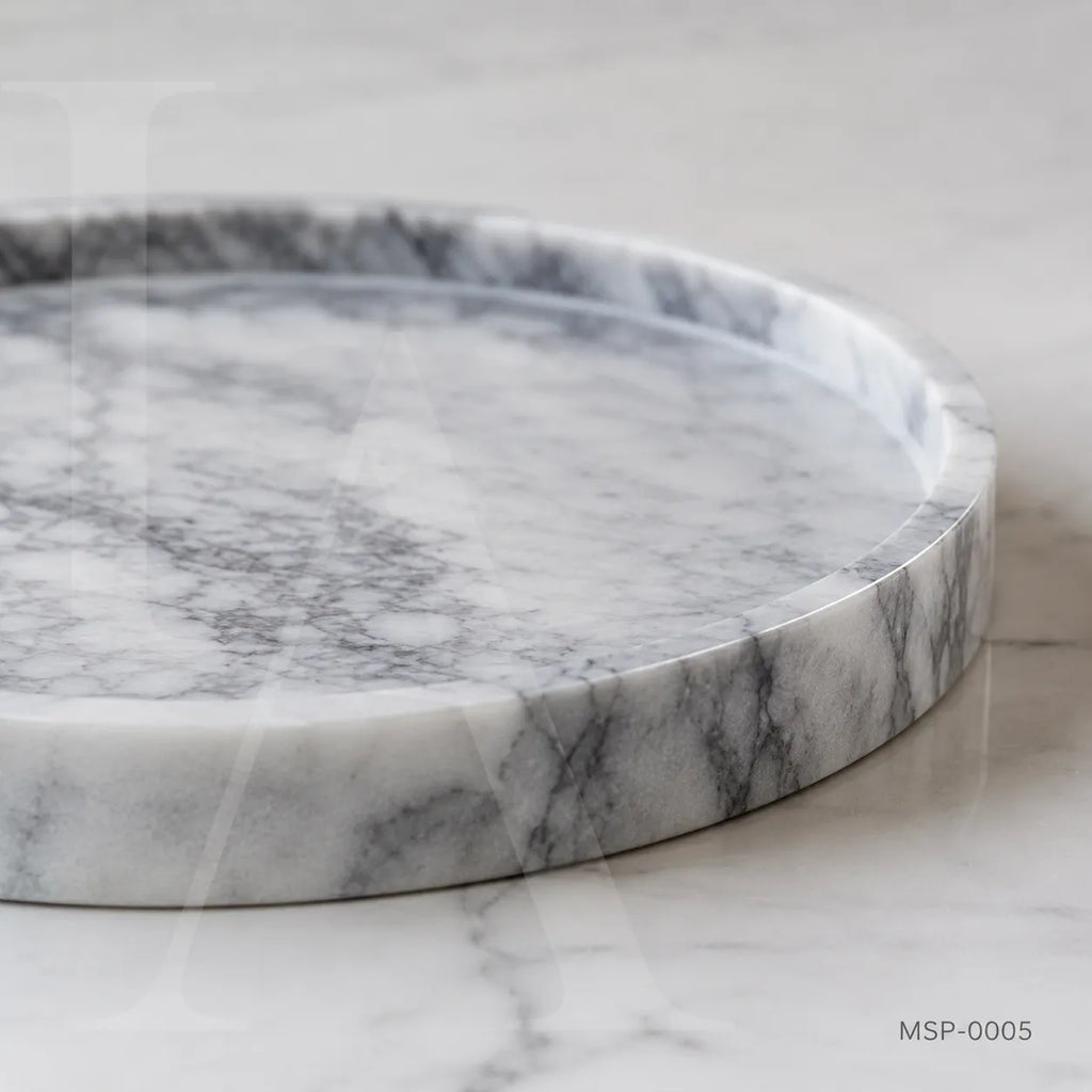 Natural Marble Tray | Luxury Stone Serving Tray for Modern Interiors