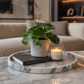 Natural Marble Tray | Luxury Stone Serving Tray for Modern Interiors