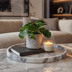 Natural Marble Tray | Luxury Stone Serving Tray for Modern Interiors
