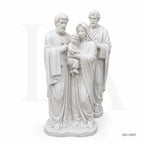 Holy Family Marble Statue Group | Classical Christian Religious Sculpture 72 Inch