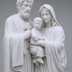 Holy Family Marble Statue Group | Classical Christian Religious Sculpture 72 Inch