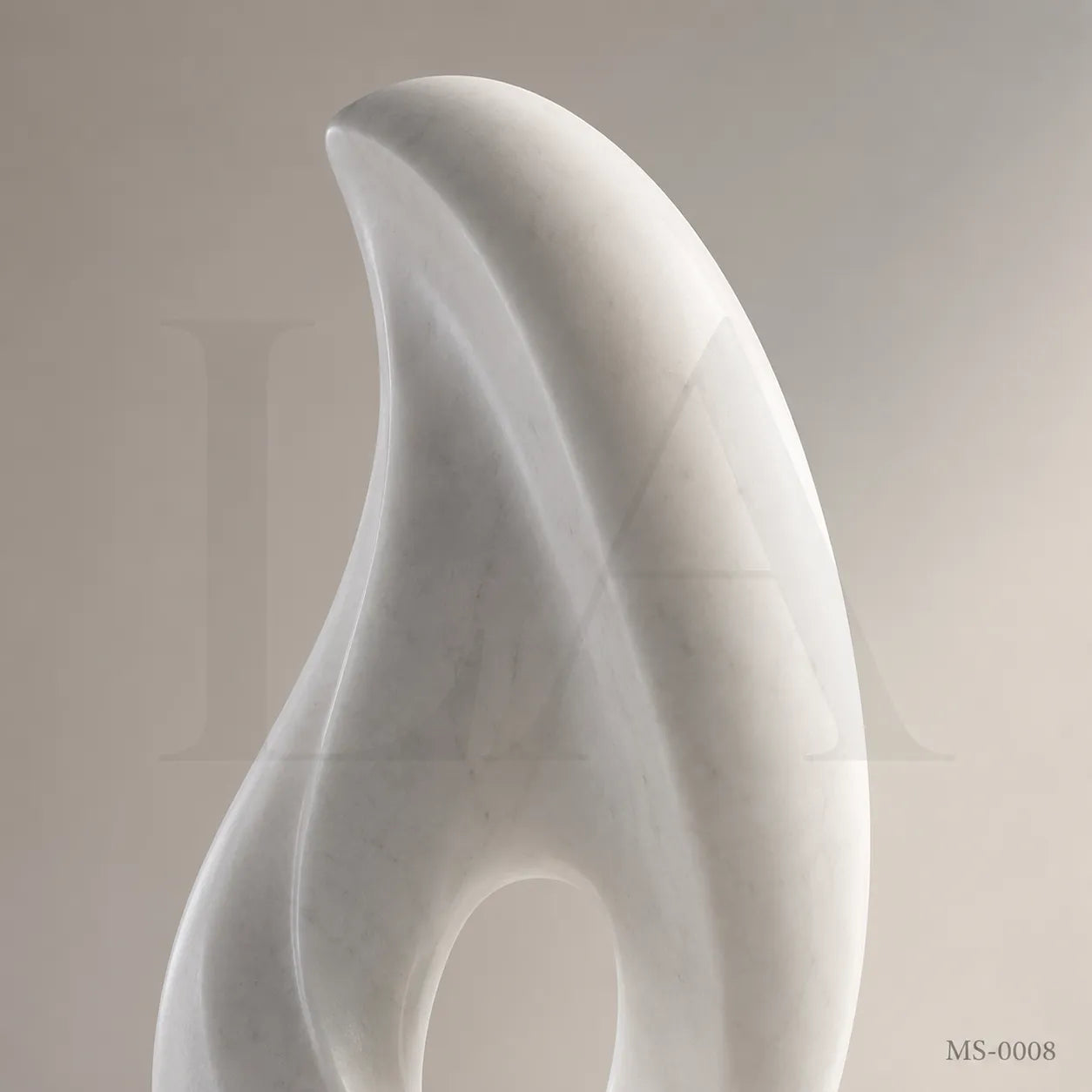 Modern Infinity Marble Sculpture | Abstract Luxury Garden Art Statue